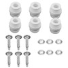 Damping Rubber Bumper Balls and Anti-drop Pins Kit Securing Pins