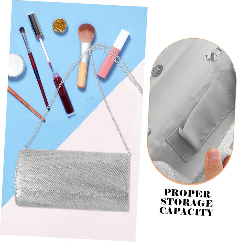 OATIPHO Decorative Evening Clutch Bag for Women Chain Strap Handbag