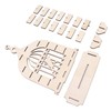 Wooden Chocolate Display Stand Bird Cage Style Dessert Display Shelves