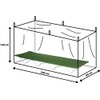 CAO Camping Rectangular Mosquito Net Green