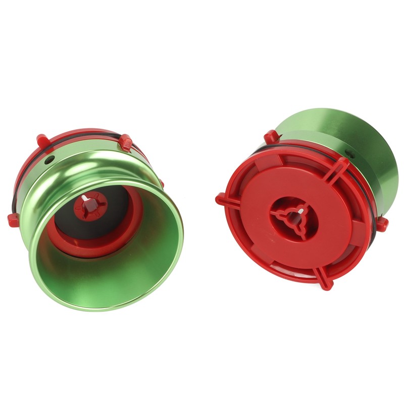1 Pair NAB Hub Adapters Professional Polished Aluminum Reel to