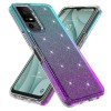 For TCL 40 XE 5G Gradient Sparkle Hybrid Case -