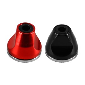 Laroal 2Pcs M5 Bicycle Hub Nut with 4 Quick Release Skewer Springs Bicycle Quick Release Lever Nut Aluminium Alloy