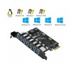 RIITOP USB 3.0 PCI-e Expansion Card 7Port, RIITOP PCI-e x1