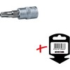 KS Tools 911.1467-E 1/4 Bit Socket TX with Bore TB30