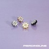 PIERCINGLINE Titanium Screw Attachment with External Thread 0.9 mm Daisy