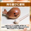 nijimomo Wooden Fish Set, Buddhist Tools with Bees, Wooden Musical