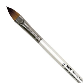 KUM 514.04.11 - Memory Point Brushes CT, MemTip Pin CT 14 Inch, Cat's Tongue Shape, Pack of 1