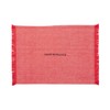 Dean & Deluca Cotton Chambray Placemat, Red, Approx 12.6 x