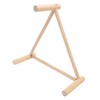 Chicken Perch Stable Triangular Wooden Chick Training Perch Toy Interactive