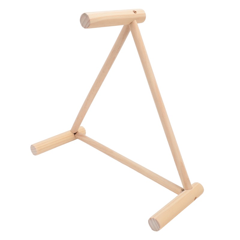 Chicken Perch Stable Triangular Wooden Chick Training Perch Toy Interactive