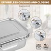 STEELBY Stainless Steel Lunch Box - Leak-Proof Bento Container with