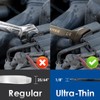 YIYEIE 9Pc. Super Thin Wrench Set, SAE 1/4" to 1-1/16",