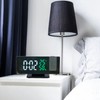 LED Digital Alarm Projector Clock Multifunction Four Levels Brightness Angle