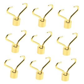 FOMIYES 10pcs Metal Facial Roller Replacement Handle for Jade Roller Ergonomic Skincare Tool for Face Lifting and Anti-aging Massage Comfortable Gua Accessory for Easy Replacement