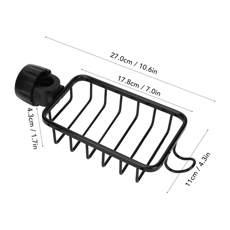 Kitchen Faucet Storage Rack Faucet Sponge Holder Hanging Drain Rack