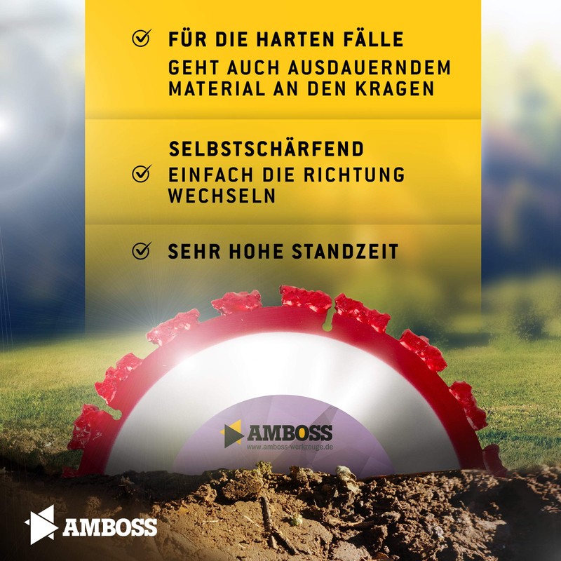 Amboss SMG 52P "Premium" cutting disc roots / tree trunks