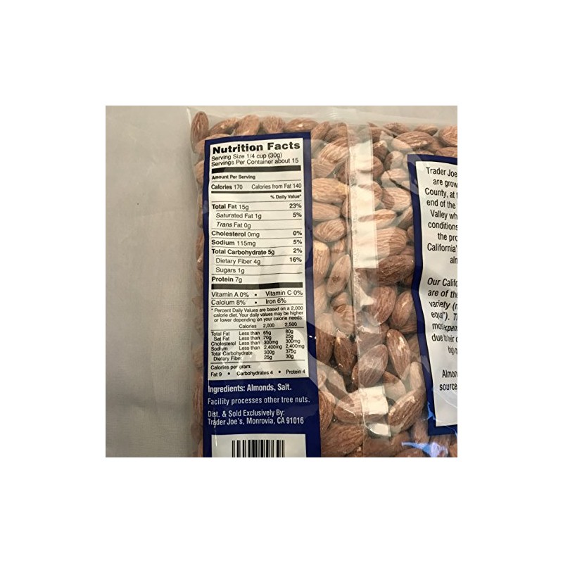 Trader Joe's Dry Roasted & Salted Almonds 2 pack 2