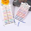 48 Unidades De Pulseras Mexicanas Con Cuentas Doradas Con Fo