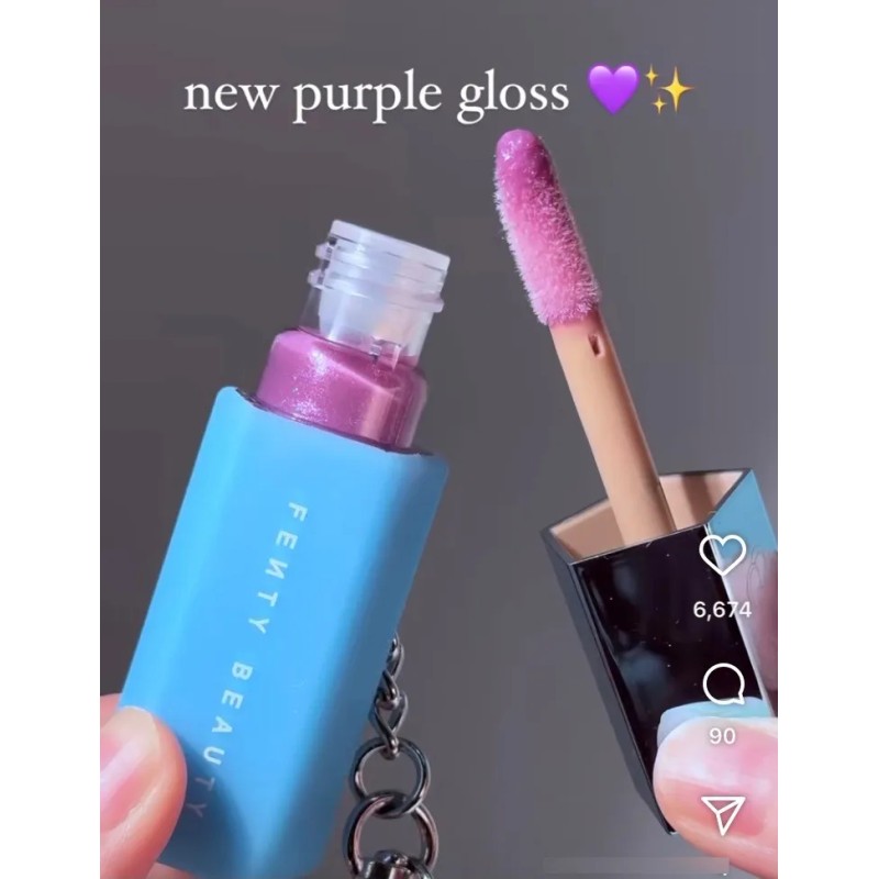 Smurfette Smooches Lip Essentials Duo+keychain Fenty Beauty