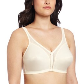 Carnival Women's Full Figure Camisole Strap Soft Cup Wire Free Bra, Champagne, 34B