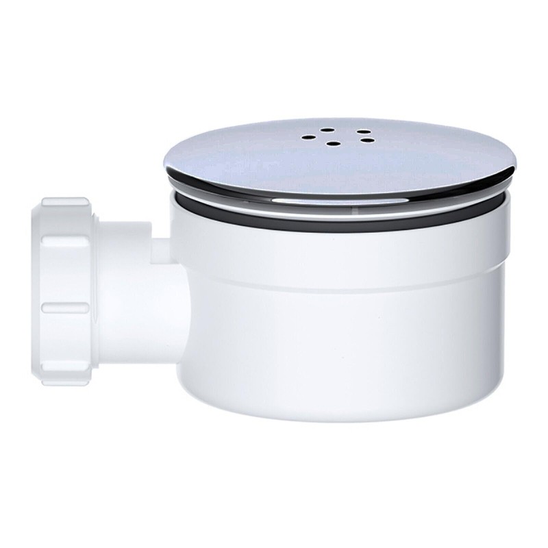 SPARES2GO Shower Trap for 90mm Tray Plug Hole 1.5" Luxury