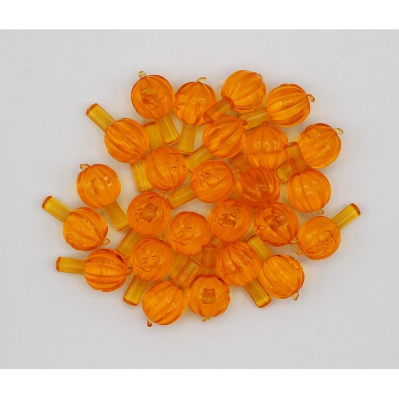 Creative Hobbies Medium Ceramic Tree Lights - Orange Jack O'