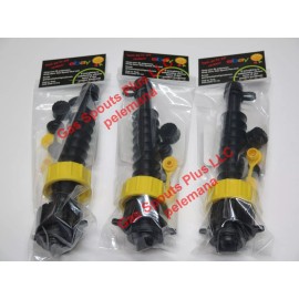 Gas Spouts Plus LLC 3 GAS CAN SPOUT KITS w/ Screen DIESEL FUEL GSP UNIVERSAL Heavy Duty 2 COLLARS ea