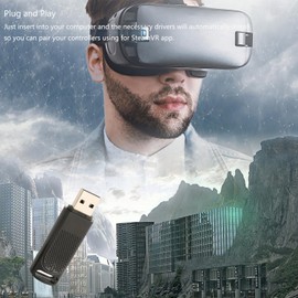 Upgraded VR Wireless Receiver USB Dongle Receiver for Valve Index Controller Portable Mini HTC Vive Tracker Receiver 1 Pcs