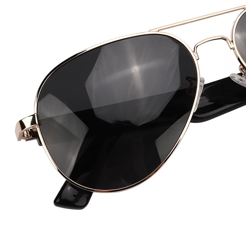 Bluetooth Sunglasses Gold Frame Smart Audio Glasses Stereo Speakers Music