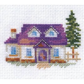 Alisa House in the Forest 0-153 Alisa Counted Cross-Stitch Kit