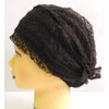 Fashionable Hair Cap Tulle Mesh 155 (Dark Brown)