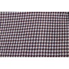 Rotfuchs Woven Scarf 100% Wool with Houndstooth Design and Cut