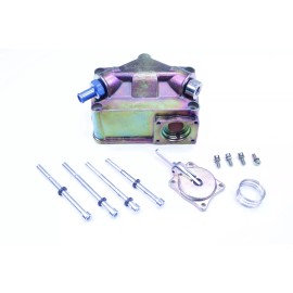 Rodspeedracing Zinc Fuel Bowl Kit With Accelerator Pump Dual Inlet Carburetor