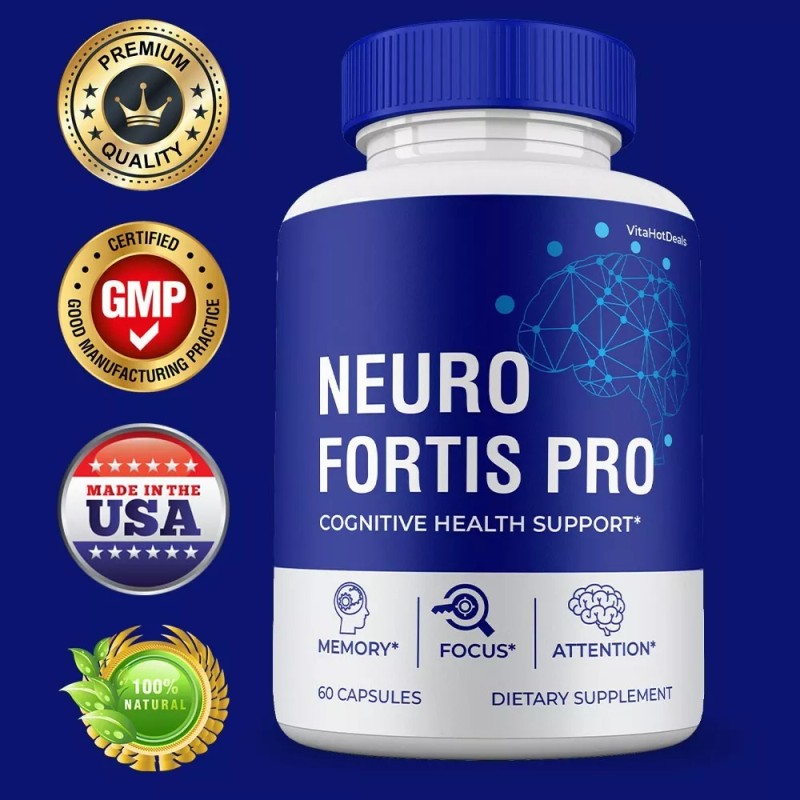Neuro Fortis Pro Capsules, Supplement for Brain & Cognitive Health