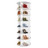 Cushore 7 Tier Rotating Shoe Rack Tower, Free Standing 360°