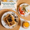 Nook Theory 4 Pack Reusable Bamboo Plates - Non-Toxic Toddler