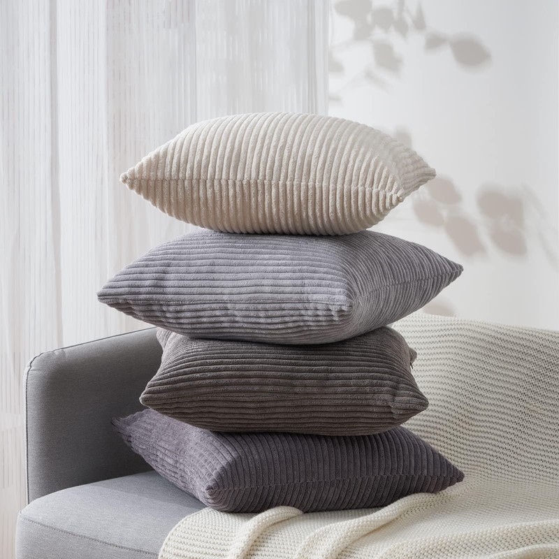 Topfinel Cushion Covers 45 x 45 cm Set of 4