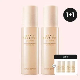 Snail [안티에이징] 스네일 솔루션 스킨 부스터 1 +1 (증정) Anti-Aging Snail Solution Skin Booster 1+1 (Free Gift) [Single Option PK1333]