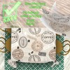 Fabric Tablecloth Washable Table Linen Tablecloth Cotton Polyester Coffee 100