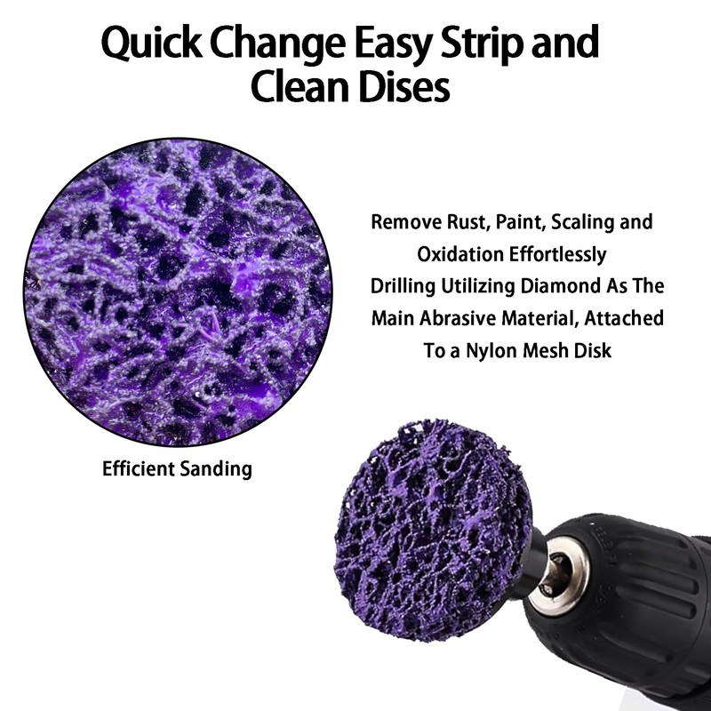 2 Inch Sanding Disk 31pcs Paint Stripping Wheel,Die Grinder Strip