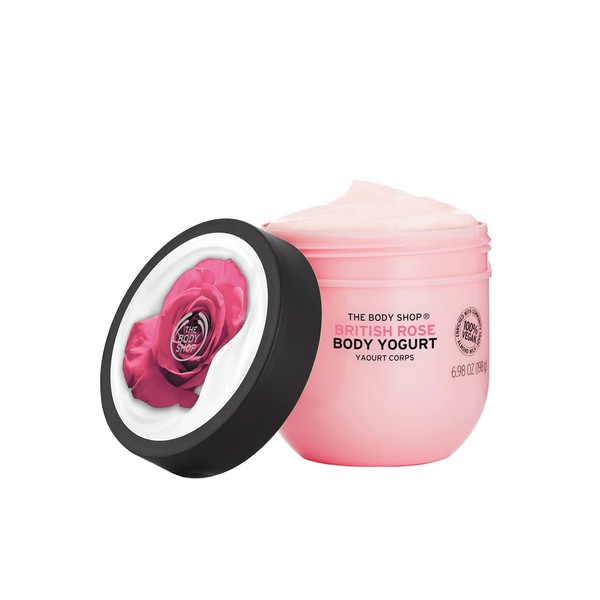 The Body Shop Official Body Yogurt British Rose 6.8 fl oz (200 ml)
