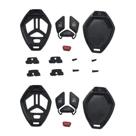 Key Fob Shell Case Fit for Mitsubishi Eclipse Galant Lancer Endeavor Outlander 4 Buttons Replacement Keyless Entry Remote Key Fob Cover Housing (BL-2)