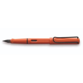 LAMY 1235678 safari fountain pen 41 - modern fountain pen in terracotta with ergonomic handle and timeless design - nib size M