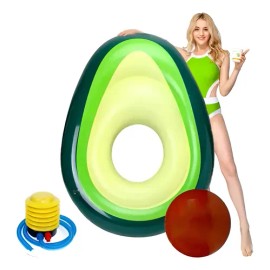 Flotador Inflable Salvavidas Aguacate Gigante Para Alberca                                                                                            