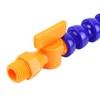TOPPROS Pack of 6 Flat Nozzle Plastic Flexible Water Oil