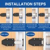 Xdealcozyxc 4 Pcs Magnetic Push to Open Door Catches Latch