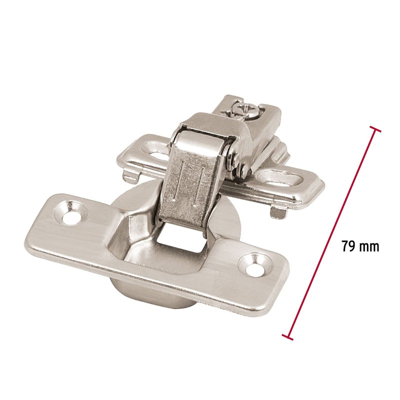 Hermex BIDI-FF, Bisagras bidimensional, brazo corto, bolsa 2 piezas