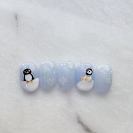 Pure J [x-mas collection] Pingu - Short Almond / 퓨어제이[x-mas컬렉션] 핑구 - 숏아몬드