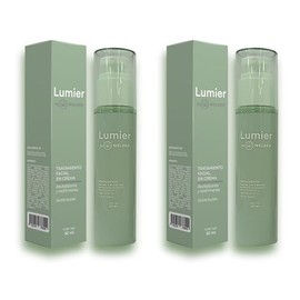 Tratamiento Facial en Crema Duo-Pack (2 piezas) | Lumier | Con Ingredientes naturales y Ácido Hialurónico y Niacinamida | Revitalizante, Hidratante y 